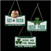 IRISH PLAQUE 3 PC SET